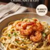 🍤 Cajun Shrimp Pasta Recipe: Creamy, Spicy & Easy