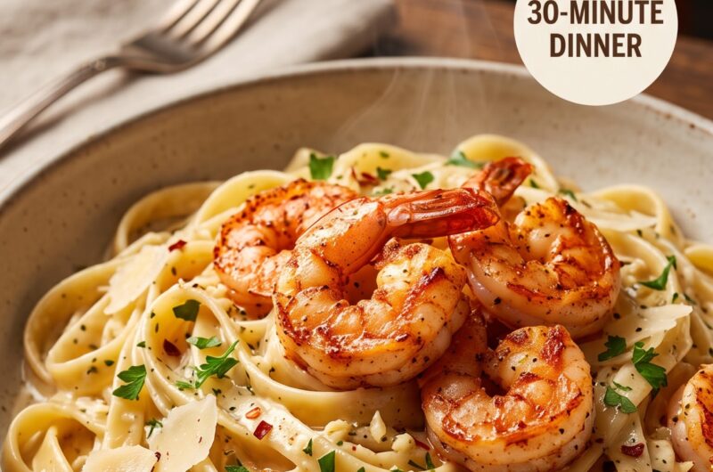 🍤 Cajun Shrimp Pasta Recipe: Creamy, Spicy & Easy