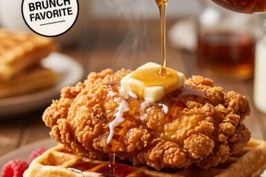 🧇🍗 Chicken and Waffles Recipe: Crispy, Juicy & Perfectly Sweet