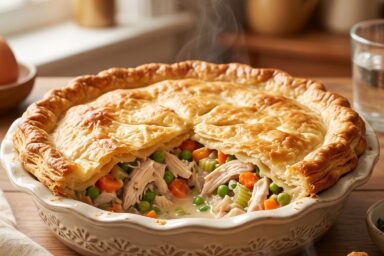 🍗 Chicken Pot Pie Recipe — Creamy, Cozy & Homemade