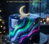 🌌✨ Aurora Borealis Cake — The Magical Northern Lights Cake