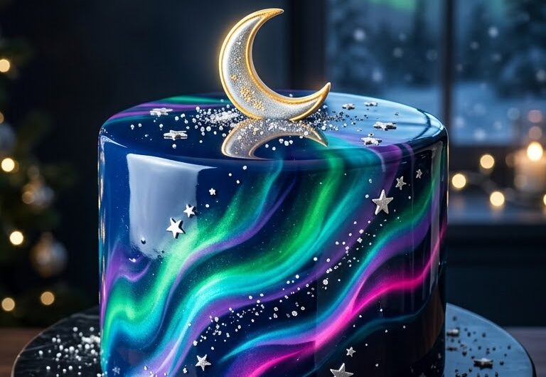 AURORA BOREALIS CAKE