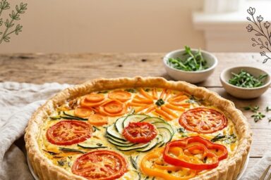 Vegetable Flower Tart