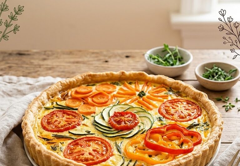 Vegetable Flower Tart