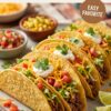 Tex-Mex Tacos: Easy Crispy Beef Tacos With Cheesy Toppings