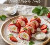 🍓🍣 Strawberry Sushi Rolls — A Sweet & Colorful Dessert Sushi