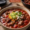 🥣 Texas Chili Recipe: Rich, Smoky, and Hearty
