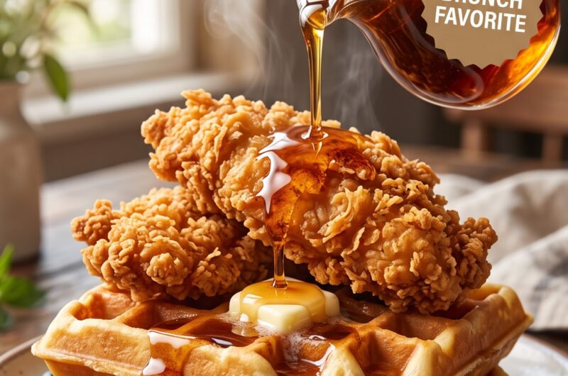 🧇🍗 Chicken and Waffles Recipe: Crispy, Juicy & Perfectly Sweet