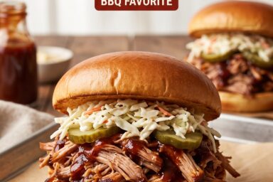 🥪 Pulled Pork Sandwich Recipe: Juicy, Saucy & Easy