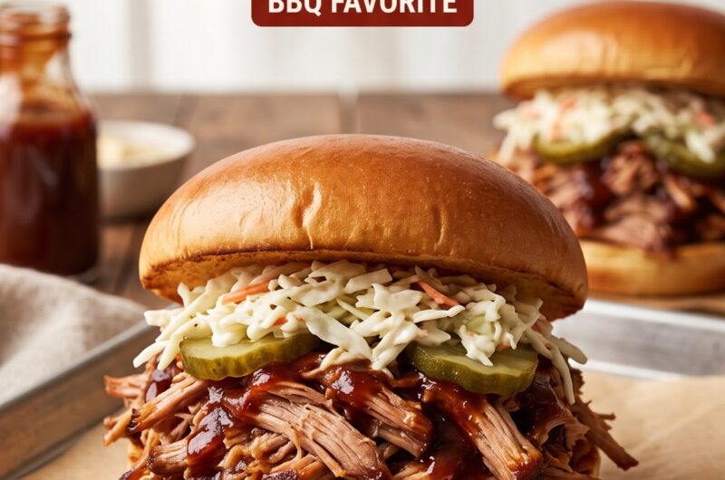 🥪 Pulled Pork Sandwich Recipe: Juicy, Saucy & Easy