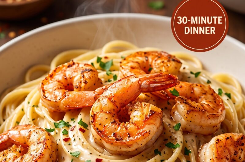 🍤 Cajun Shrimp Pasta Recipe: Creamy, Spicy & Easy