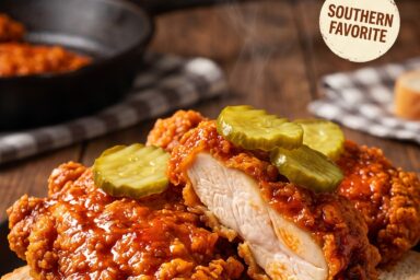 🍗 Nashville Hot Chicken Recipe: Crispy, Spicy & Juicy