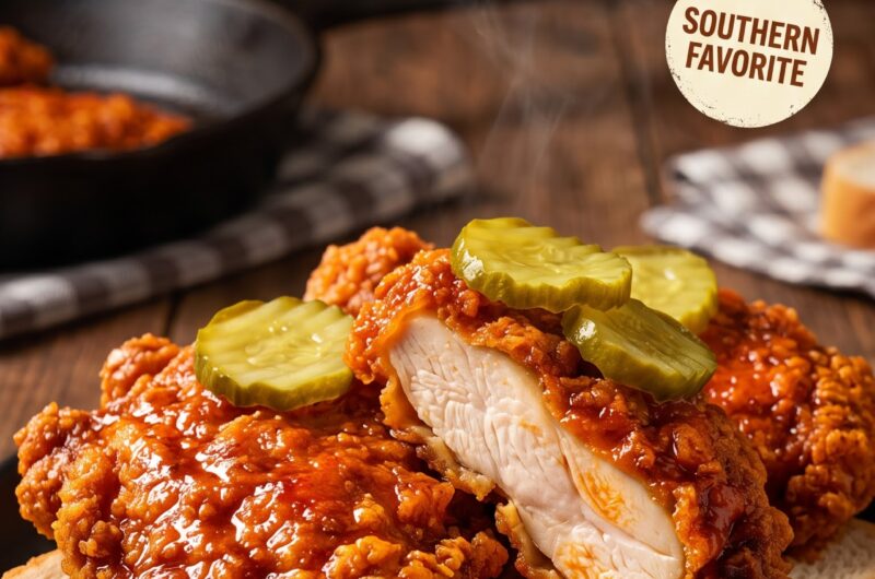 🍗 Nashville Hot Chicken Recipe: Crispy, Spicy & Juicy