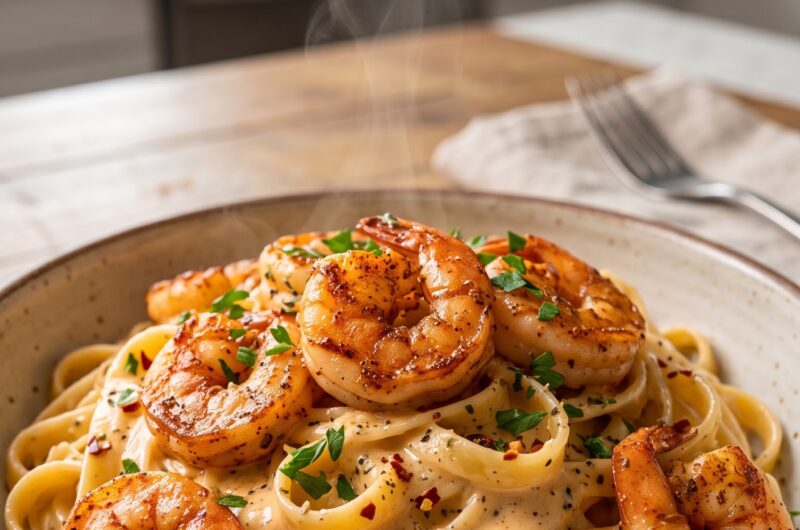 🍤 Cajun Shrimp Pasta Recipe: Creamy, Spicy & Easy