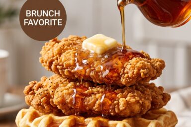 🧇🍗 Chicken and Waffles Recipe: Crispy, Juicy & Perfectly Sweet