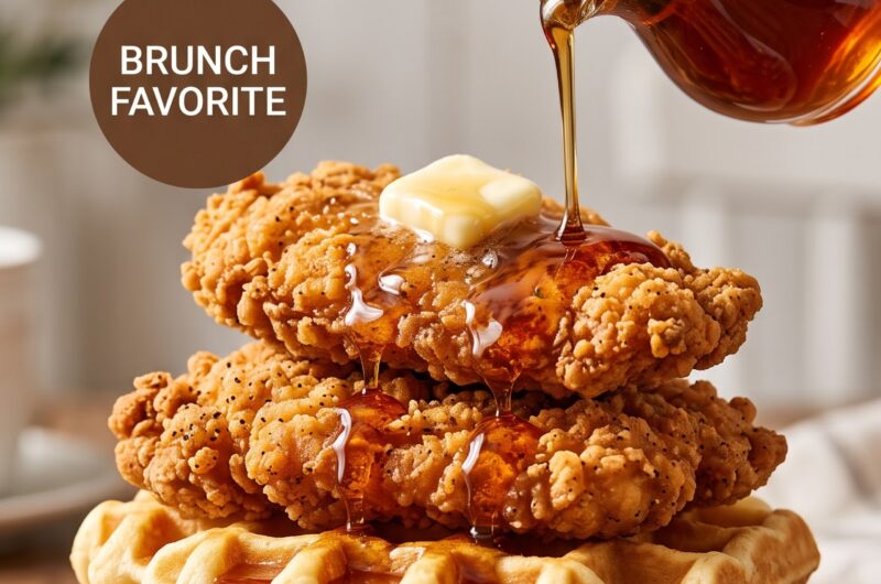 🧇🍗 Chicken and Waffles Recipe: Crispy, Juicy & Perfectly Sweet