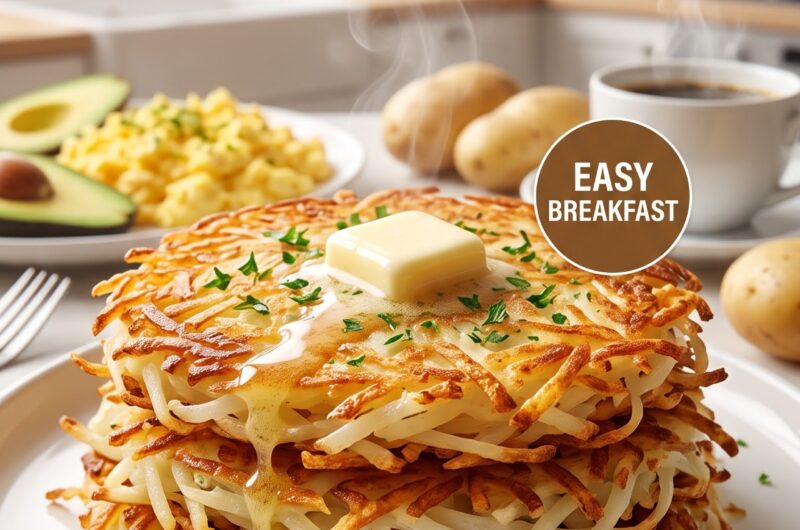 🥔 Crispy Hash Browns Recipe: Golden, Crunchy & Easy