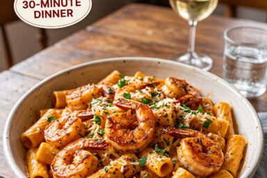 🍤 Cajun Shrimp Pasta Recipe: Creamy, Spicy & Easy