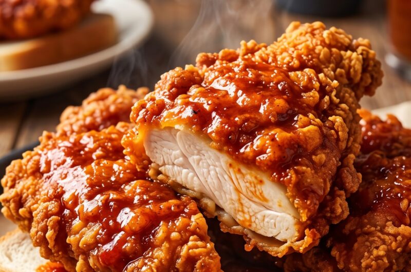 🍗 Nashville Hot Chicken Recipe: Crispy, Spicy & Juicy