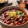 🥣 Texas Chili Recipe: Rich, Smoky, and Hearty
