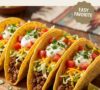 Tex-Mex Tacos: Easy Crispy Beef Tacos With Cheesy Toppings