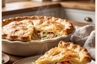 🍗 Chicken Pot Pie Recipe — Creamy, Cozy & Homemade