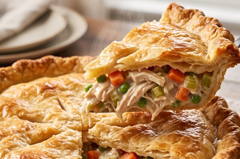 🍗 Chicken Pot Pie Recipe — Creamy, Cozy & Homemade