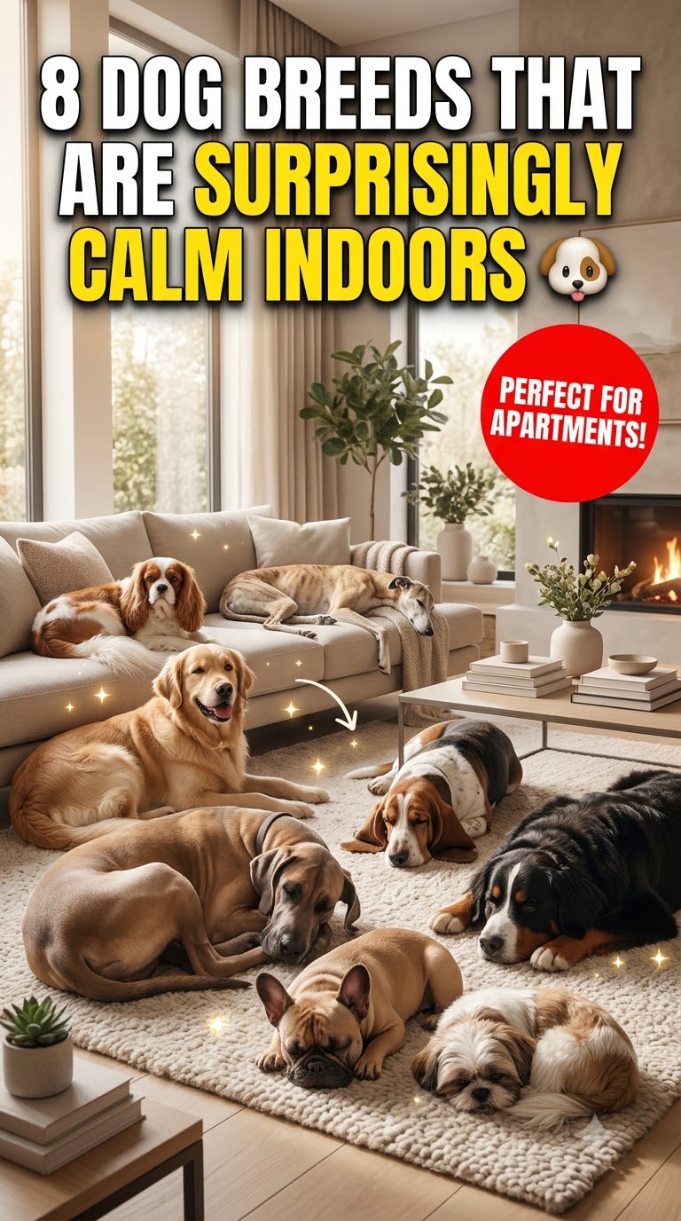 8 Dog Breeds That Are Surprisingly Calm Indoors