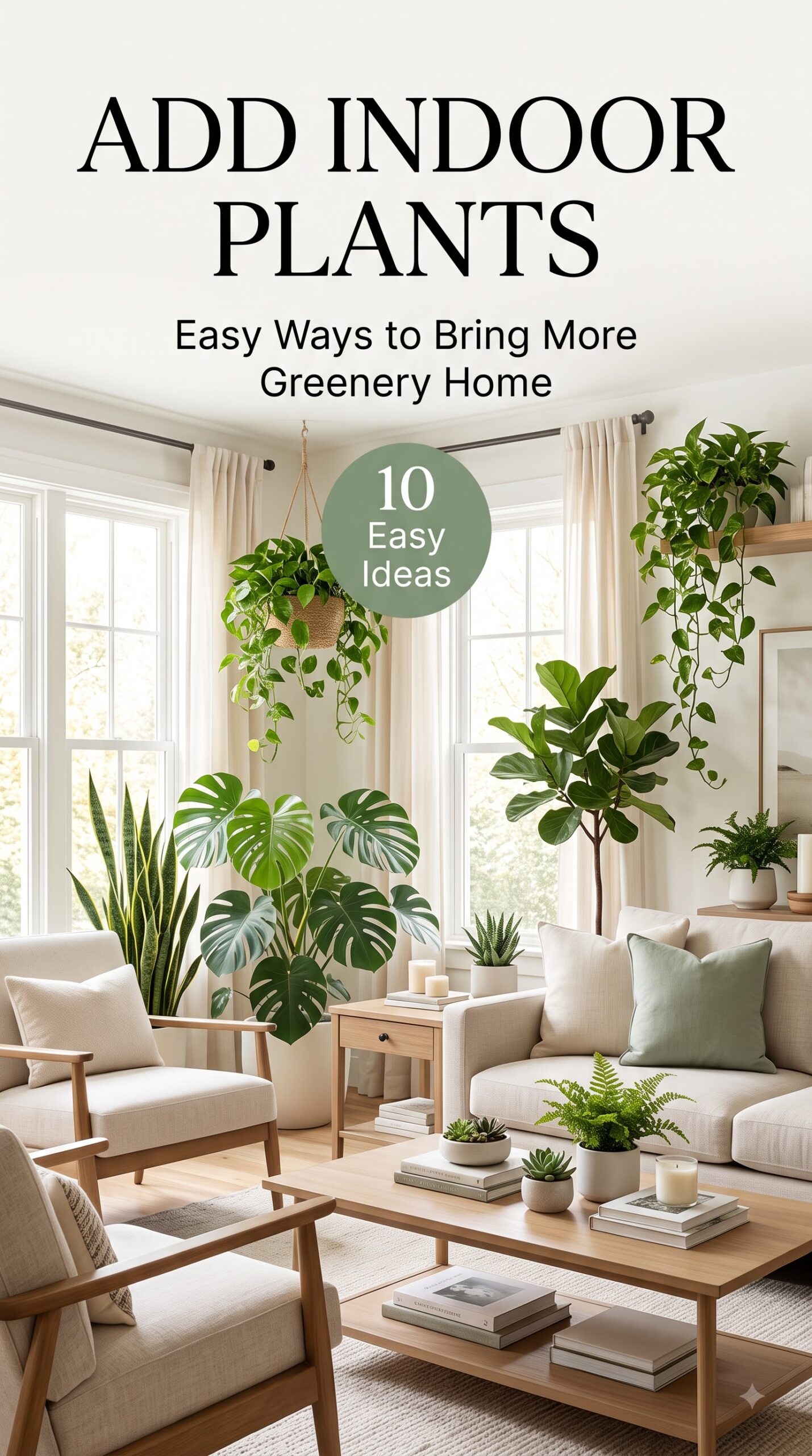 12 Easy Ways to Bring More Greenery Into Your Home