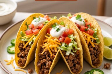 American-Style Beef Tacos Recipe 🌮