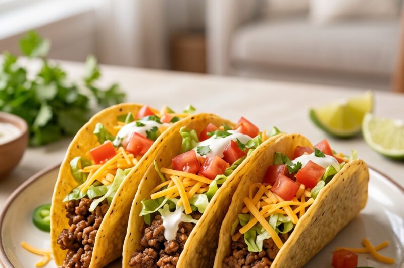 American-Style Beef Tacos Recipe 🌮