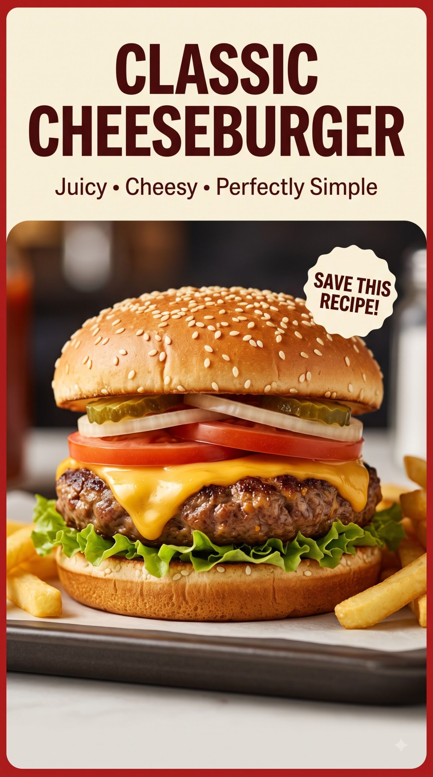 Classic Cheeseburger Recipe: How to Make the Perfect Homemade Burger