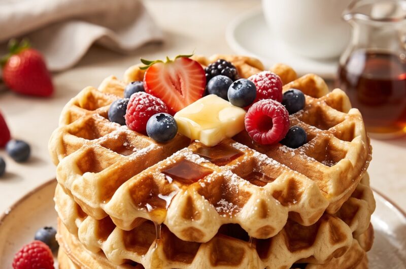 Belgian-Style Waffles: How to Make Crispy, Light & Fluffy Waffles at Home