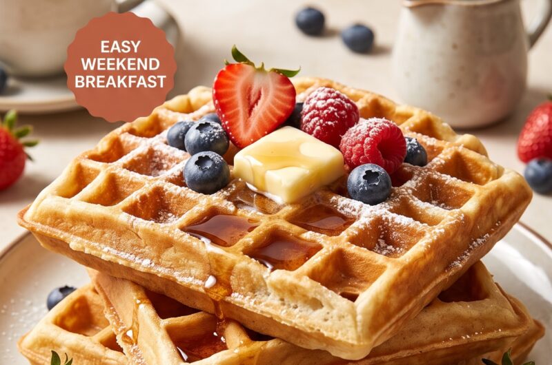 Belgian-Style Waffles: How to Make Crispy, Light & Fluffy Waffles at Home
