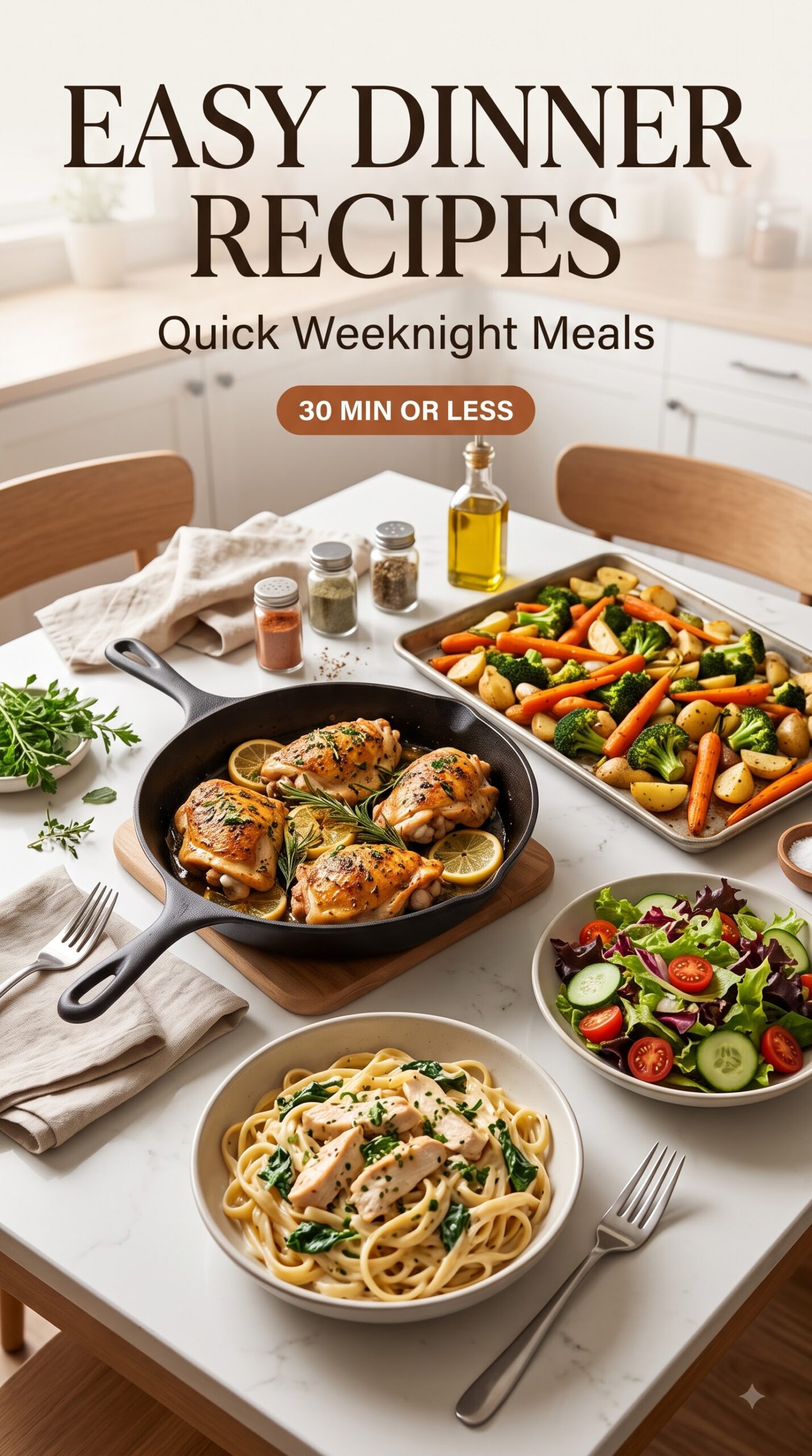 15 Easy Dinner Recipes for Quick Weeknight Meals