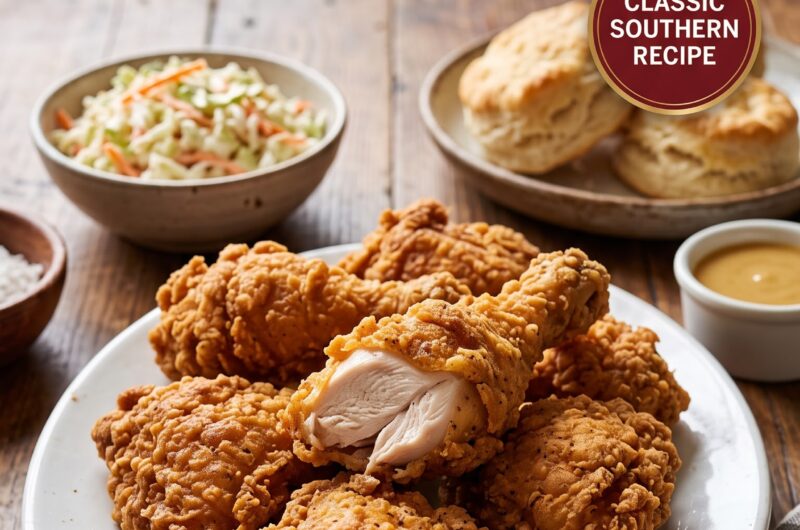 Southern Fried Chicken Recipe: Crispy, Juicy & Golden