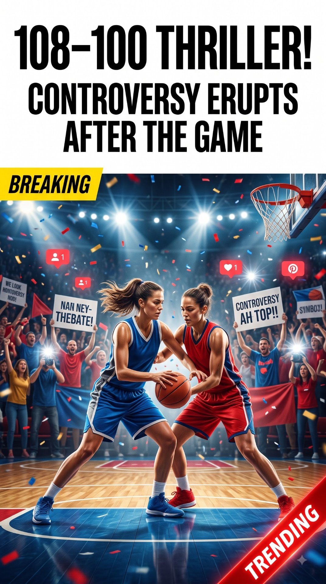 Lynx Hold Off Fever 108–100 as Postgame Debate Draws National Attention