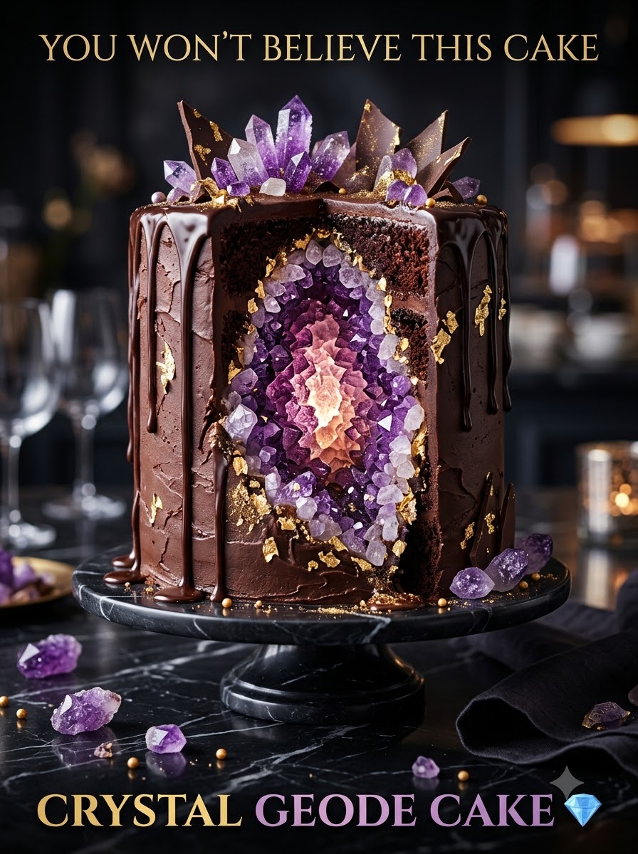 Crystal Geode Cake