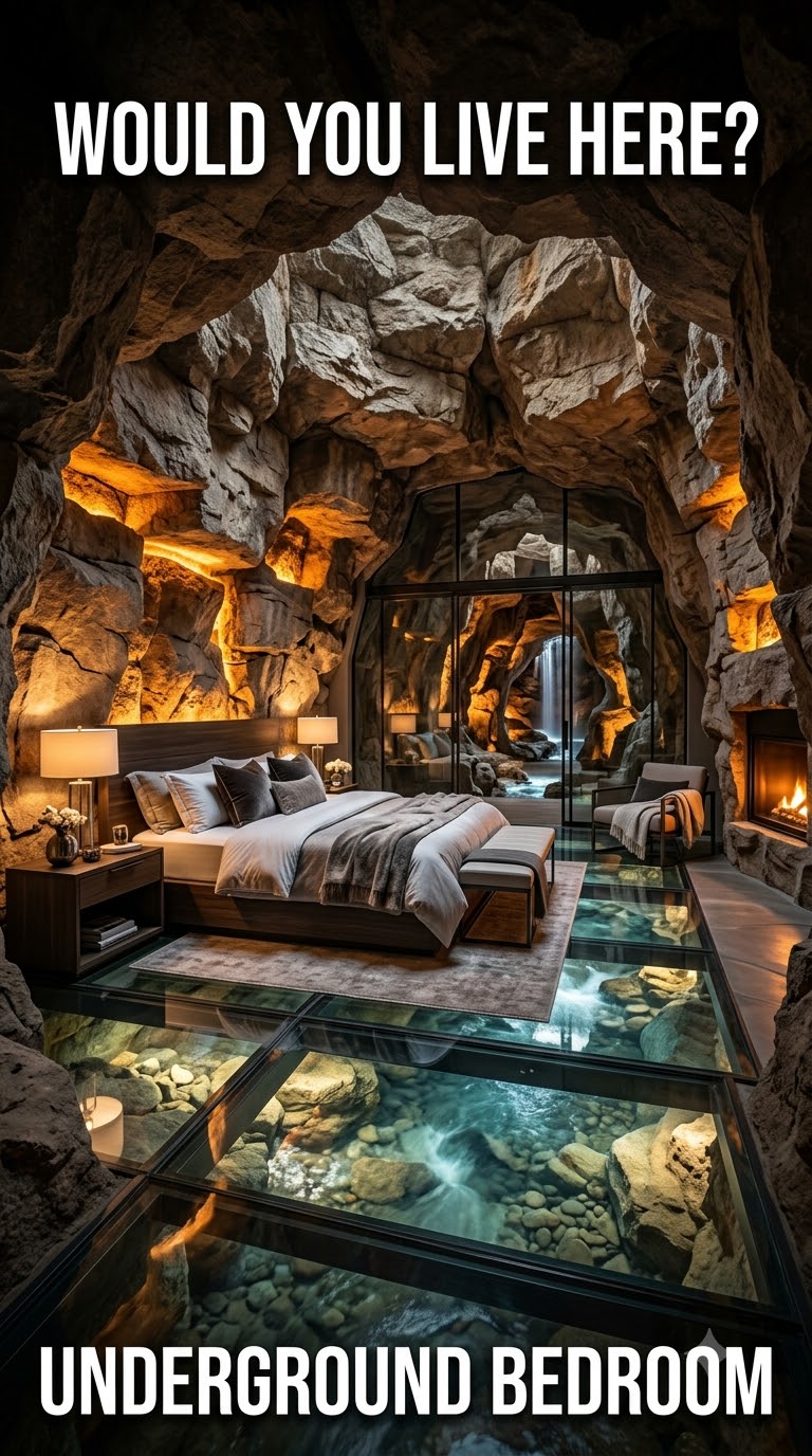 Underground Luxury Bedroom