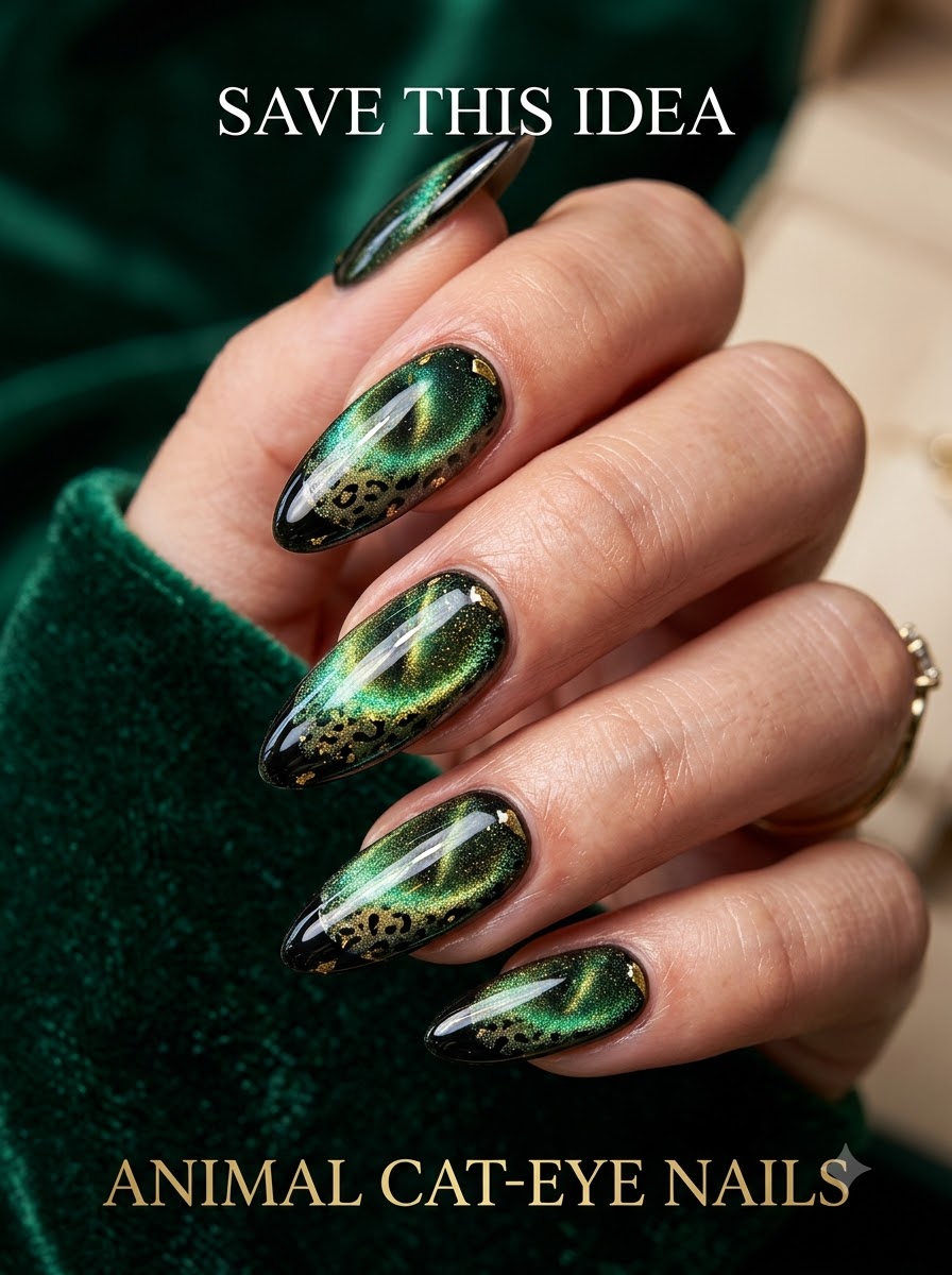 Animal Cat-Eye Nails