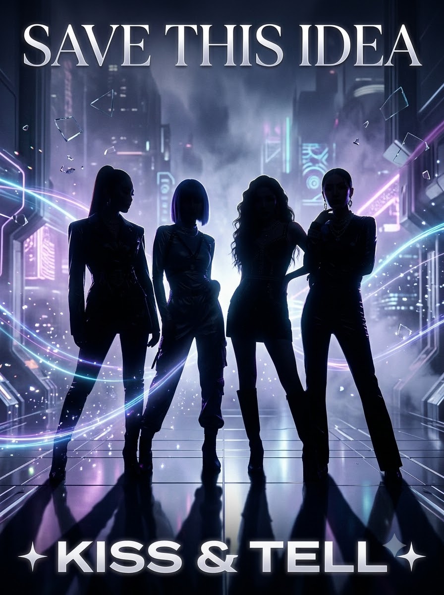 KISS & TELL ✦ Futuristic K-Pop Aesthetic