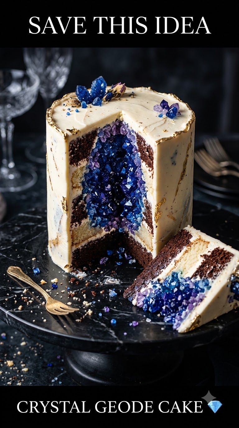Crystal Geode Cake
