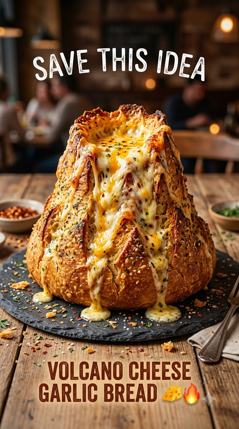 Volcano Cheese Garlic Bread