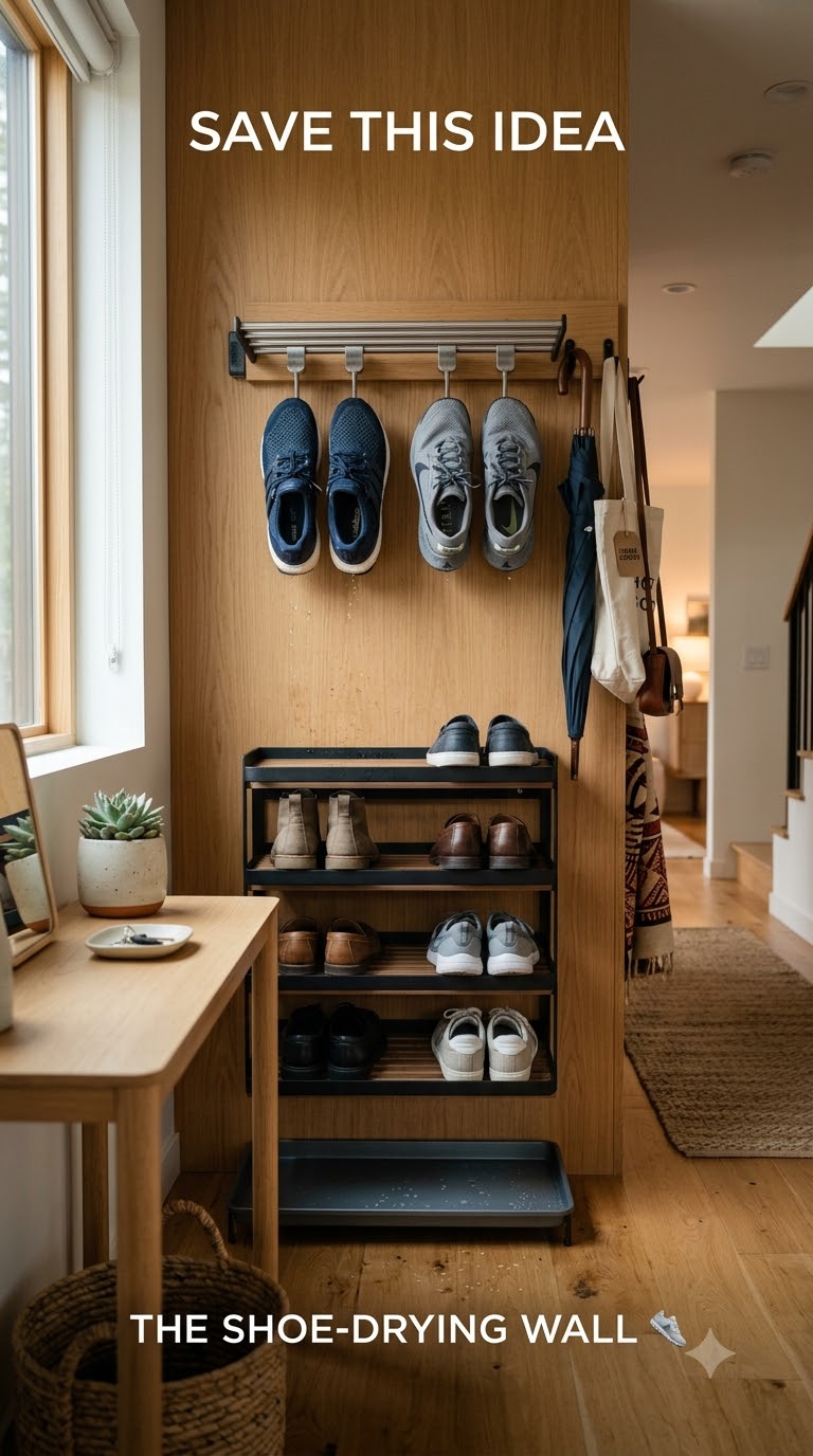Shoe-Drying Wall