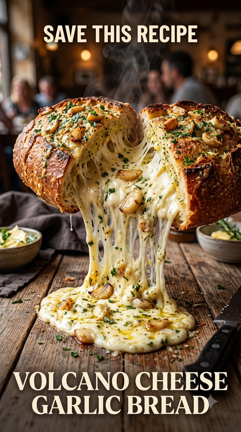 Volcano Cheese Garlic Bread