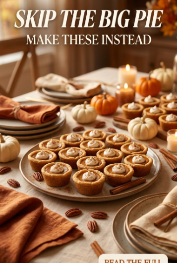 Pumpkin Pie Cookie Cups: The Fall Dessert That Turns Your Favorite Pie Into a Two-Bite Treat