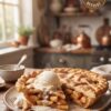 Warm Apple Pie with Ice Cream