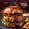 Juicy Burger with Sweet & Smoky Bacon Jam