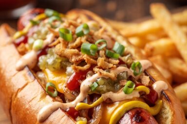 Fully Loaded American Hot Dog Recipe