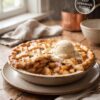 Warm Apple Pie with Ice Cream